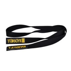 HAŞADO Taekwondo Kişiye Özel İsim Yazılı Nakışlı  Siyah Kuşak