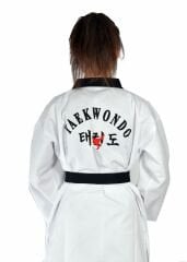 HAŞADO Fitilli Siyah Yaka Taekwondo Elbisesi