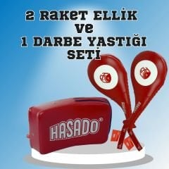 2 Raket Ellik ve 1 Darbe Yastığı Seti