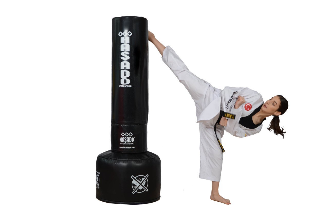 Haşado Spring Fight Yerden Ağırlıklı Taekwondo Kicboks Çalışma Vurma Standı