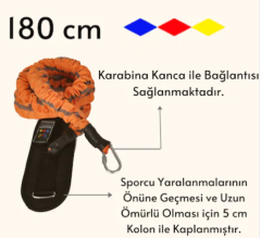 HAŞADO Duvara Kancalı Çift Bacak Kuvvet Direnç Lastik