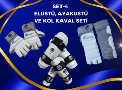 SET-4 ELÜSTÜ, KOL KAVAL KORUMA VE  AYAK ÜSTÜ SETİ