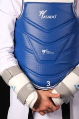 HAŞADO WT Onaylı Safeguard - Selfguard Taekwondo Vücut Göğüs Koruyucu Yelek
