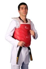 HAŞADO WT Onaylı Safeguard - Selfguard Taekwondo Vücut Göğüs Koruyucu Yelek