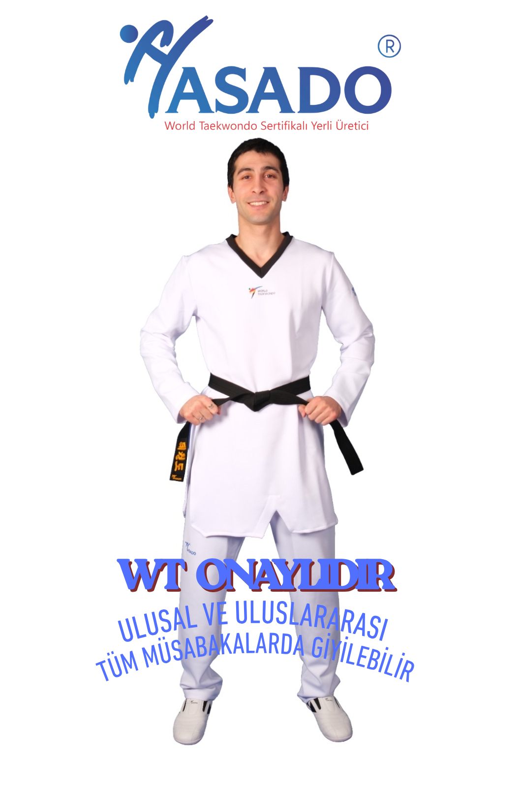 HAŞADO WT ONAYLI Olimpik Taekwondo Elbisesi
