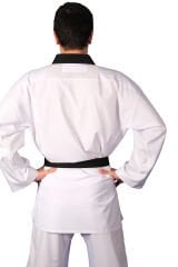HAŞADO WT ONAYLI Profesyonel Siyah Yaka Ultra Fighter Kumaş Taekwondo Elbise