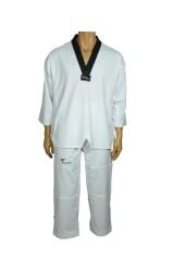 HAŞADO WT ONAYLI Profesyonel Siyah Yaka Ultra Fighter Kumaş Taekwondo Elbise